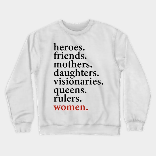 happy International womens day Crewneck Sweatshirt by hyu8